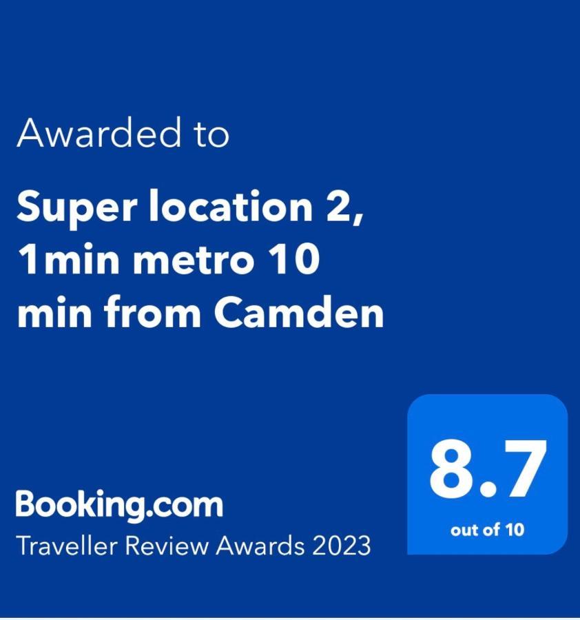 Super Location 2, 1Min Metro 10 Min From Camden Appartement Londen Buitenkant foto
