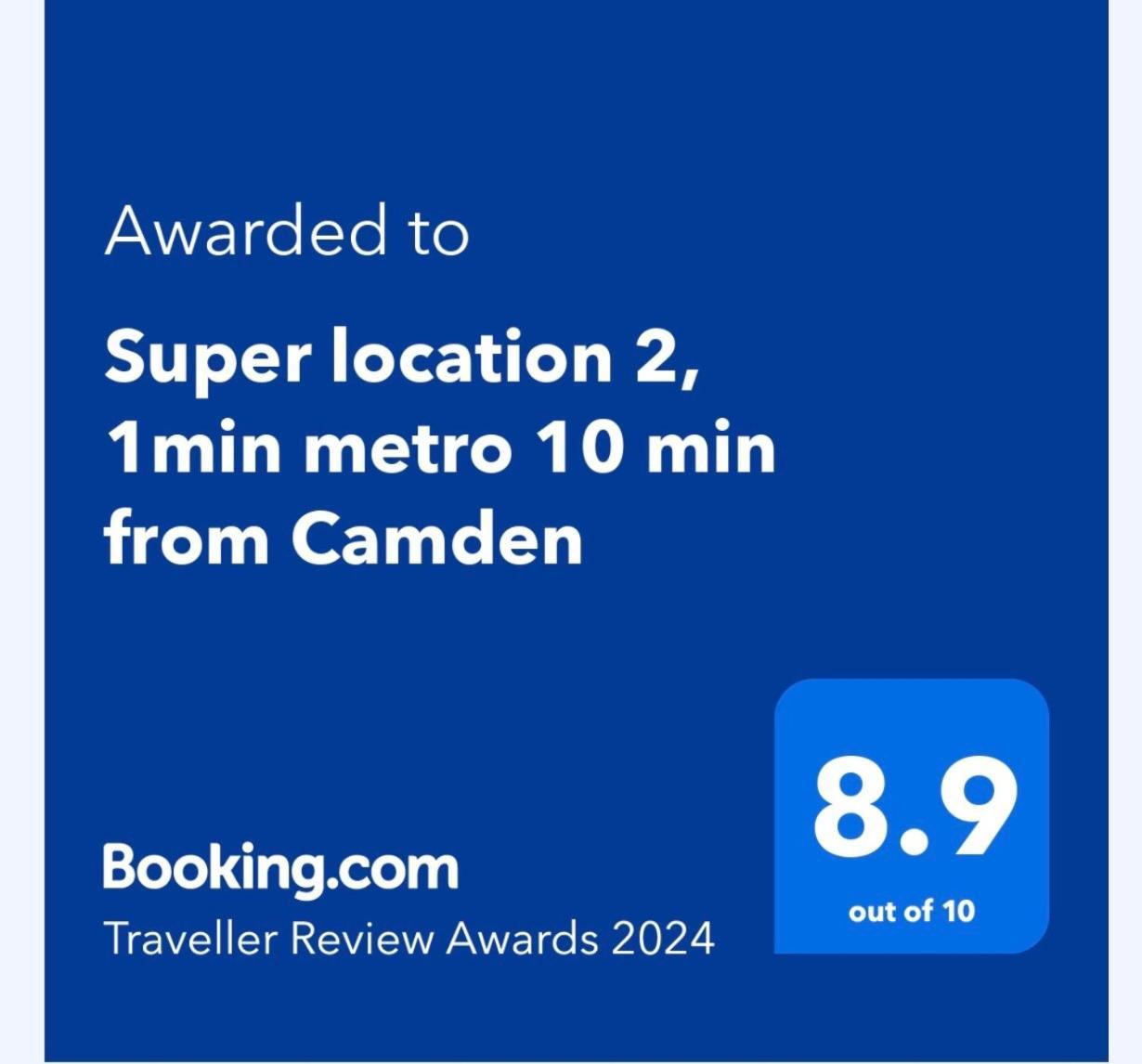 Super Location 2, 1Min Metro 10 Min From Camden Appartement Londen Buitenkant foto